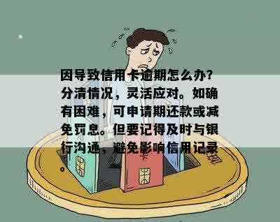 因导致信用卡逾期怎么办？分清情况，灵活应对。如确有困难，可申请期还款或减免罚息。但要记得及时与银行沟通，避免影响信用记录。