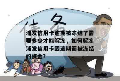 浦发信用卡逾期被冻结了需要多少才能解冻，如何解冻浦发信用卡因逾期而被冻结的资金？