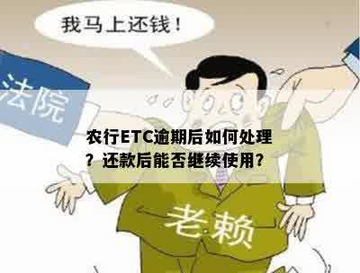 农行ETC逾期后如何处理？还款后能否继续使用？