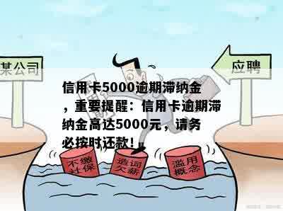 信用卡5000逾期滞纳金，重要提醒：信用卡逾期滞纳金高达5000元，请务必按时还款！