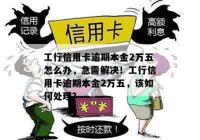 工行信用卡逾期本金2万五怎么办，急需解决！工行信用卡逾期本金2万五，该如何处理？