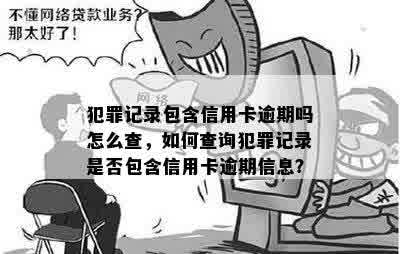 犯罪记录包含信用卡逾期吗怎么查，如何查询犯罪记录是否包含信用卡逾期信息？