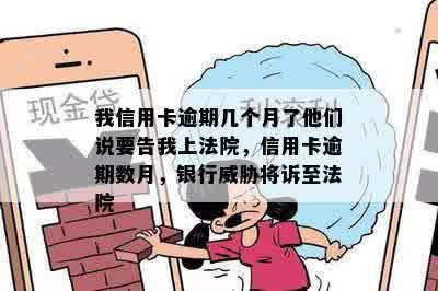 我信用卡逾期几个月了他们说要告我上法院，信用卡逾期数月，银行威胁将诉至法院