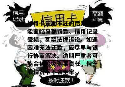 行用卡逾期不还的后果：可能面临高额罚款、信用记录受损，甚至法律诉讼。如遇困难无法还款，应尽早与银行协商解决。逾期严重者可能会被追究刑事责任，但一般情况下不会坐牢。