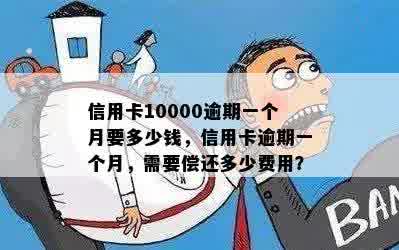 信用卡10000逾期一个月要多少钱，信用卡逾期一个月，需要偿还多少费用？