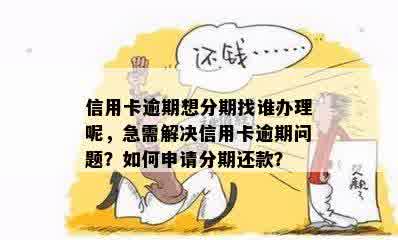 信用卡逾期想分期找谁办理呢，急需解决信用卡逾期问题？如何申请分期还款？