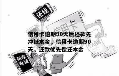 信用卡逾期90天后还款先冲抵本金，信用卡逾期90天，还款优先偿还本金