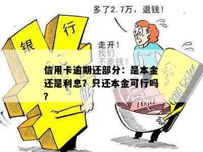 信用卡逾期还部分：是本金还是利息？只还本金可行吗？