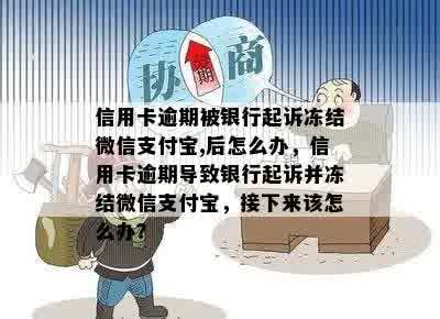 信用卡逾期被银行起诉冻结微信支付宝,后怎么办，信用卡逾期导致银行起诉并冻结微信支付宝，接下来该怎么办？