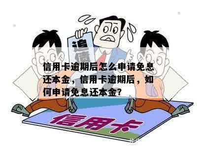 信用卡逾期后怎么申请免息还本金，信用卡逾期后，如何申请免息还本金？