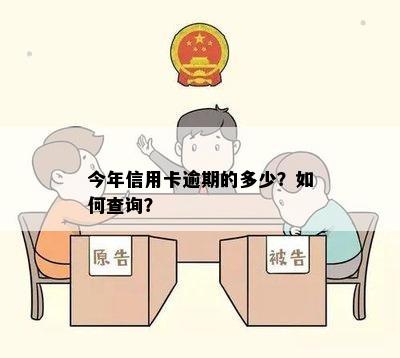 今年信用卡逾期的多少？如何查询？