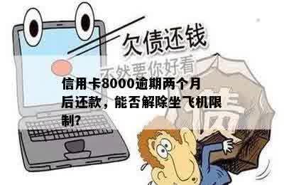 信用卡8000逾期两个月后还款，能否解除坐飞机限制？