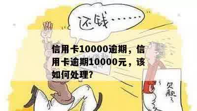 信用卡10000逾期，信用卡逾期10000元，该如何处理？