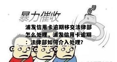 浦发信用卡逾期移交法律部怎么处理，浦发信用卡逾期：法律部如何介入处理？