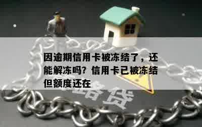 因逾期信用卡被冻结了，还能解冻吗？信用卡已被冻结但额度还在