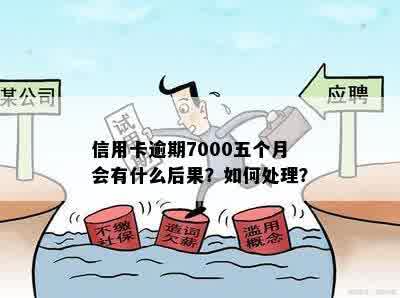 信用卡逾期7000五个月会有什么后果？如何处理？