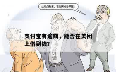 支付宝有逾期，能否在美团上借到钱？