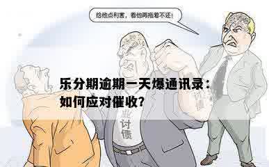 乐分期逾期一天爆通讯录：如何应对催收？