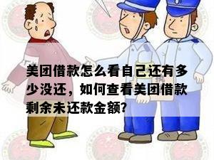 美团借款怎么看自己还有多少没还，如何查看美团借款剩余未还款金额？