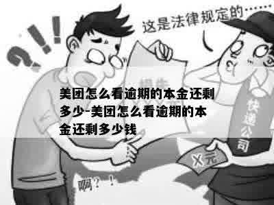 美团怎么看逾期的本金还剩多少-美团怎么看逾期的本金还剩多少钱