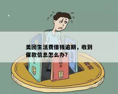 美团生活费借钱逾期，收到催款信息怎么办？