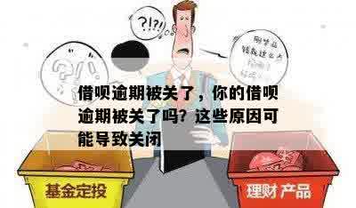 借呗逾期被关了，你的借呗逾期被关了吗？这些原因可能导致关闭