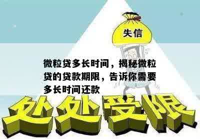 微粒贷多长时间，揭秘微粒贷的贷款期限，告诉你需要多长时间还款