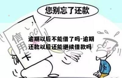 逾期以后不能借了吗-逾期还款以后还能继续借款吗