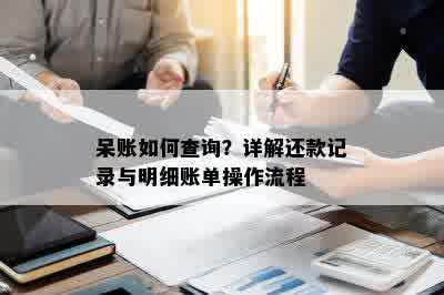 呆账如何查询？详解还款记录与明细账单操作流程