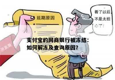 支付宝的网商银行被冻结：如何解冻及查询原因？