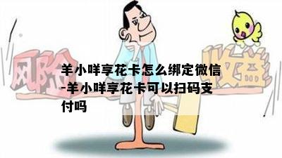 羊小咩享花卡怎么绑定微信-羊小咩享花卡可以扫码支付吗