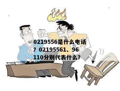 0219556是什么电话？02195561、96110分别代表什么？