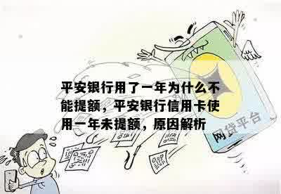 平安银行用了一年为什么不能提额，平安银行信用卡使用一年未提额，原因解析