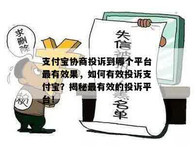 支付宝协商投诉到哪个平台最有效果，如何有效投诉支付宝？揭秘最有效的投诉平台！