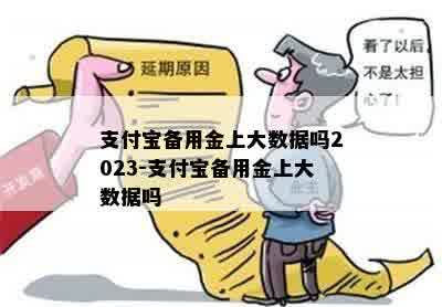 支付宝备用金上大数据吗2023-支付宝备用金上大数据吗