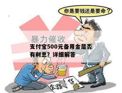 支付宝500元备用金是否有利息？详细解答