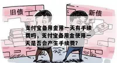 支付宝备用金用一天有手续费吗，支付宝备用金使用一天是否会产生手续费？