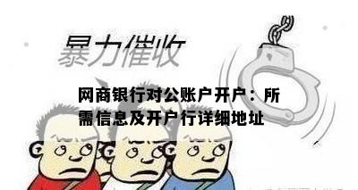 网商银行对公账户开户：所需信息及开户行详细地址