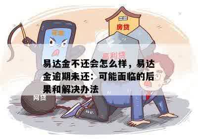 易达金不还会怎么样，易达金逾期未还：可能面临的后果和解决办法