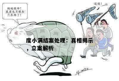 度小满结案处理：真相揭示，立案解析