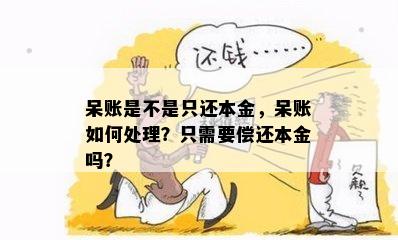 呆账是不是只还本金，呆账如何处理？只需要偿还本金吗？