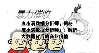 度小满数据分析师，揭秘「度小满数据分析师」：解析大数据背后的商业价值