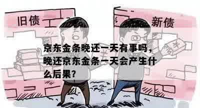 京东金条晚还一天有事吗，晚还京东金条一天会产生什么后果？