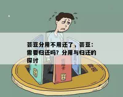 芸豆分用不用还了，芸豆：需要归还吗？分用与归还的探讨