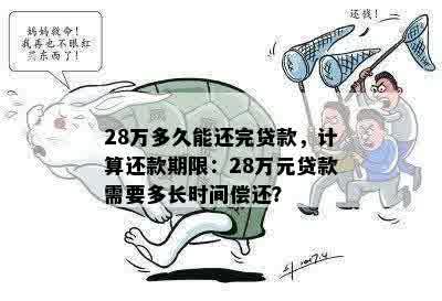 28万多久能还完贷款，计算还款期限：28万元贷款需要多长时间偿还？