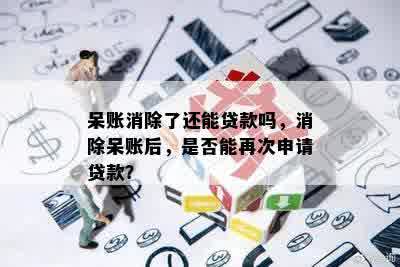 呆账消除了还能贷款吗，消除呆账后，是否能再次申请贷款？