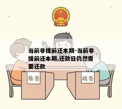 当前非提前还本期-当前非提前还本期,还款日仍然需要还款