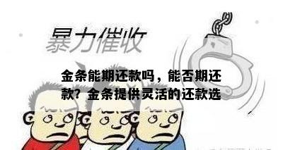 金条能期还款吗，能否期还款？金条提供灵活的还款选