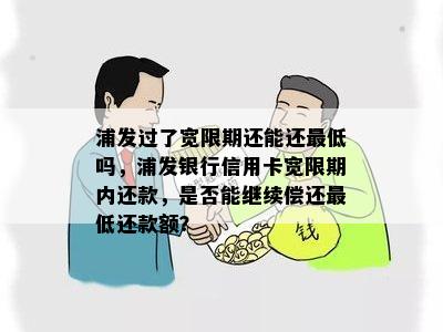 浦发过了宽限期还能还更低吗，浦发银行信用卡宽限期内还款，是否能继续偿还更低还款额？