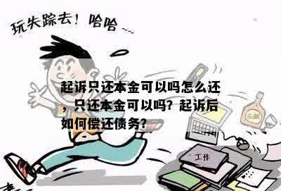 起诉只还本金可以吗怎么还，只还本金可以吗？起诉后如何偿还债务？